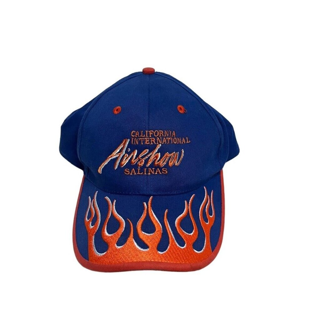 VTG International Air Show Salinas California Hat Falcon Headwear Flames